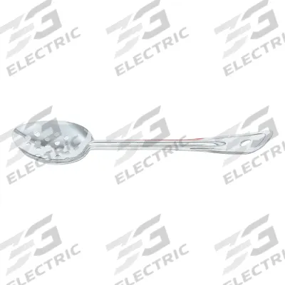 VOLLRATH Basting Spoon: 15 in Overall Lg, Silver, NSF Certified - Serving Spoons