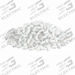 PIOCREAT Bagged Plastic Pellets: PP, White, 25 kg, 100 Shore D (MPN D3305110004). Key specifications — Durometer: 100 Shore D; Brand: PIOCREAT.