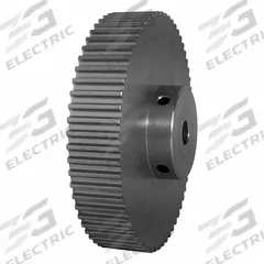 DAYTON Timing Pulley: Curvilinear, Fixed, For HTD Timing Belt Section, For 15 mm Belt Wd, 62 Teeth (MPN 62-5M15-6A5). Key specifications — Brand: DAYTON; Finish: Clear Anodized; For Belt Series: Powerhouse®.