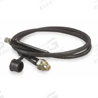 Hydraulic Hose Assembly: 1/4 in ID, NPTF x M Coupler, 6 ft Lg, Black, 1/4 in x 1/4 in Fitting Size (MPN HB-9206Q). Key specifications — Hose Color: Black; Hose Tube Material: Rubber; Fitting Type: NPTF x M Coupler; Manufacturer Part Number: HB-9206Q; Brand: AEROQUIP.