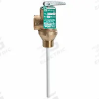 WATTS Temperature and Pressure Relief Valve: MNPT x FNPT, 1/2 in x 1/2 in Connection Size (MPN 1/2 LF1XL 150-210). Key specifications — Brand: WATTS; Body Material: Copper Silicon Alloy.