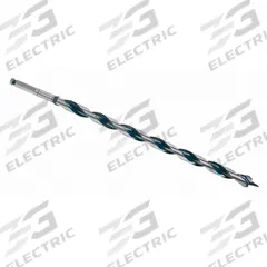 BOSCH Hybrid Drill Bit: 13/16 in Drill Bit Size, 17 1/2 in Overall Lg, Hex Shank, Carbon Steel (MPN NKLT13). Key specifications — attr255259: Hybrid Ship and Spur Auger; attr255260: Carbon Steel; attr255261: PTFE; attr277197: BOSCH.