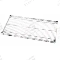 QUANTUM Wire Shelf: 24 in x 18 in, 1 Shelves, Quick-Adjust, 600 lb Load Capacity, Dry, Silver, Steel (MPN 1824C). Key specifications — Recommended Environment: Dry; Material: Steel; Brand: QUANTUM; Color: Silver; Finish: Chrome.