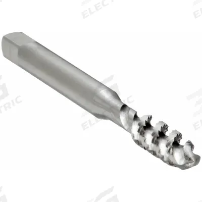 CHICAGO-LATROBE Spiral Flute Tap: #4-40 UNC, H2 / 2B, 2 Flute, Plug Chamfer, High Speed Steel (MPN 367149) - General Purpose Spiral-Flute Taps