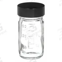 APPROVED VENDOR Mixing/Storage/Sampling Bottle: 30 mL, 33-400, Colorless, 48 Bottles, 33 mm Body Dia (MPN GLC-01466). Key specifications — Brand: APPROVED VENDOR; Graduated: Yes; Pre-Cleaned: None; Body Color: Colorless; Screw Closure Size: 33-400.