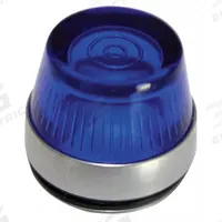 EATON Pilot Light Lens: 30 mm Panel Mounting Hole Dia, Blue, Fresnel, Incandescent/LED (MPN 10250TC16N). Key specifications — Brand: EATON; Compatible with Series: 10250T PresTest; Lens Material: Glass.