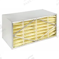 GRAINGER Rigid Cell Air Filter: 12 in x 24 in x 12 in, Fiberglass, No Header, MERV 14 (MPN 5W916). Key specifications — Brand: GRAINGER; Gasket Location: None; Frame or Header Material: Galvanized Steel; Media Material: Fiberglass.