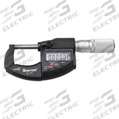 STARRETT Digital Outside Micrometer: 0 in to 123/125 in /0 mm to 25 mm, Inch/Metric, IP67 (MPN 733.1MEXFL-25). Key specifications — attr1182744: 0.00005 in/0.001 mm; attr1182751: Certificate of Inspection; attr1182776: IP67; attr1182741: STARRETT; attr1182743: +/- 0.00015 in; attr1182759: Yes.