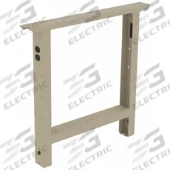 TENNSCO Adjustable Straight Leg: Adj Ht, Leg Extender, 3 in Overall Wd, 30 in Overall Dp, Steel (MPN AL-3230 SAND). Key specifications — Brand: TENNSCO; Material: Steel; Includes Mounting Hardware: No.