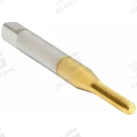OSG Thread Forming Tap: M1.6x0.35 Metric, D3 / 4H, Modified Bottoming Chamfer, TiN Coated Cobalt (MPN 1410100005). Key specifications — attr1299891: D3 / 4H.