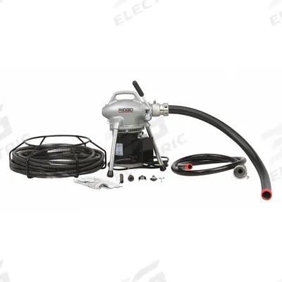 RIDGID Sectional Drain Cleaning Machine: Corded, K-50, 4 in Max. Pipe Dia. - Corded Sectional Machines