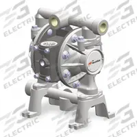 ARO Double Diaphragm Pump: Aluminum Body, 3/4 in, NPT Connection, 14.8 gpm, 230 ft Max. Head (MPN PD07R-AAS-PTT). Key specifications — Brand: ARO; Seat Material: PP; Check Valve Material: PTFE.