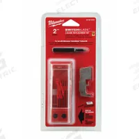 MILWAUKEE Self Feed Drill Bit Component: Hardened Steel, 2 in Blade Dia, 3 Blades (MPN 48-25-5235). Key specifications — attr255730: Storage Case; attr255719: Milwaukee Switchblade Self-feed Bit; attr277224: MILWAUKEE.
