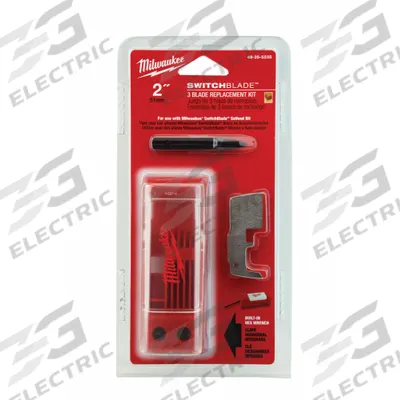 MILWAUKEE Self Feed Drill Bit Component: Hardened Steel, 2 in Blade Dia - Modular Self-Feed Drill Bit Components