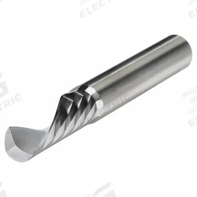 MICRO 100 Solid Router Bit: Spiral Downcut, 2 mm Cutter Dia - Spiral-Flute Router Bits for Plastics & Composites