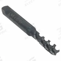 CLEVELAND Spiral Flute Tap: M6x1 Metric, 6H, 3 Flute, Semi-Bottoming Chamfer, Black Oxide Cobalt (MPN C98138)