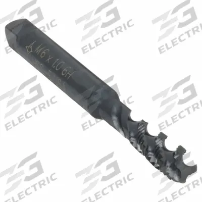 CLEVELAND Spiral Flute Tap: M6x1 Metric, 6H, 3 Flute, Semi-Bottoming Chamfer - General Purpose Spiral-Flute Taps