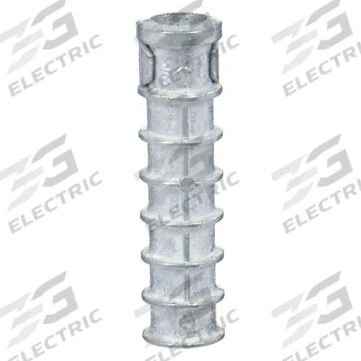 MKT FASTENING Expansion Anchor: 5/16" Thread Size, 1 3/4 in Overall Lg, 1/2 in Dia, Plug - Lag Shields for Wood Screws