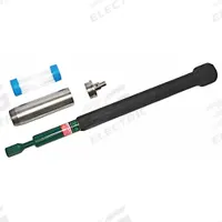 AMS Soil Core Sampler: Carbon Steel, 5/8 in Connection Size, 3 in Overall Dia, 6 in Overall Lg (MPN 404.45). Key specifications — Material: Carbon Steel; Connection Type: Threaded; Includes: 3 in x 6 in Plastic Liner; Brand: AMS.