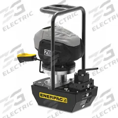 ENERPAC Hydraulic Pump: 10,000 psi Max. Op Pressure, 32 cu in/min Max. Flow Rate, 1 2/5 hp Max. HP (MPN ZC3408JB). Key specifications — attr941810: ZC3408JB; attr941817: Tandem Center; attr941814: Advance.