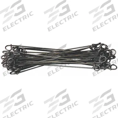 APPROVED VENDOR Double Loop Ties: Annealed, Annealed, 16 ga Wire Gauge, 0.0625 in Wire Dia - Double-Loop Wire Ties