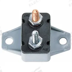 Automotive Circuit Breaker: CBP-BA, 14V DC, 1.5 kA at 14V DC, Stud (MPN CBP-25BA). Key specifications — Series: CBP-BA; Voltage: 14V DC; Interrupt Rating: 1.5 kA at 14V DC; Terminal Connection: Stud; Circuit Breaker Type: Heavy Duty Circuit Breaker; Brand: BUSSMANN.