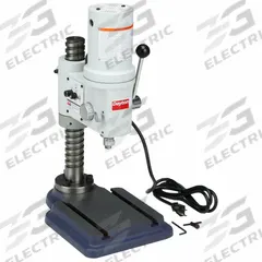 DAYTON Bench Drill Press: Direct, 115V AC, Variable Speed, 0 RPM – 12,000 RPM, 9 5/8 in Swing, 3 A (MPN 2LKU8). Key specifications — attr73338: 4-13/16 in; attr73314: No; attr23092: 1/4 hp; attr23088: DAYTON.
