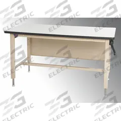 PRO-LINE Workbench: Adj Ht, Laminate, 72 in x 30 in, 750 lb Overall Load Capacity, Beige (MPN ELH7230P). Key specifications — Brand: PRO-LINE.