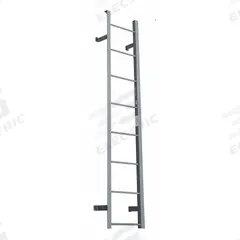 COTTERMAN Fixed Ladder: 7 ft Overall Ht, 21 in Overall Wd, Steel, 300 lb Load Capacity, 8 Rungs (MPN F8S C1). Key specifications — Brand: COTTERMAN; Assembly: Assembled; Number of Sections: 1.