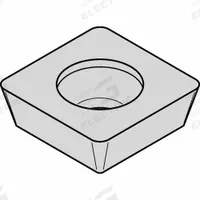 WIDIA Square Milling Insert: SDNT322T, SDNT090308 (MPN 6910858)