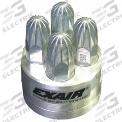 EXAIR Air Gun Nozzle: For 1213-4/1240/1340, Aluminum/Zinc, 2 9/16 in Extension Lg, 82 dB Sound Level (MPN 1111-4). Key specifications — attr66393: Aluminum; attr66401: Yes.