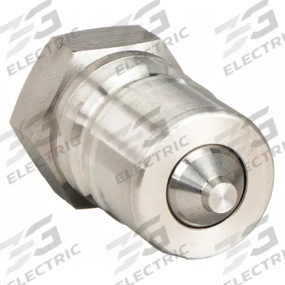PARKER Hydraulic Quick Connect Hose Coupling: 1 in Coupling Size, 303 Stainless Steel - ISO B Series Hydraulic Quick-Connect Coupling Plugs
