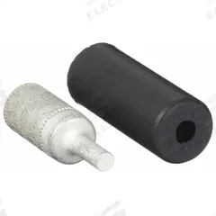 BURNDY Compression Pin Terminal: 4 AWG Pin Size, Straight Pin Orientation (MPN AYP6). Key specifications — Brand: BURNDY; For Conductor Material: Aluminum.