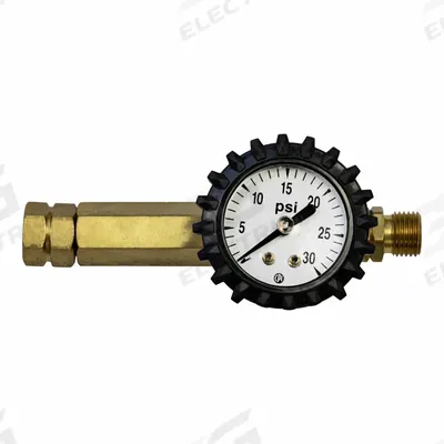 UNIWELD Propane Pressure Flow Indicator: 9/16"-18 M LH Inlet - Flowmeter Regulators