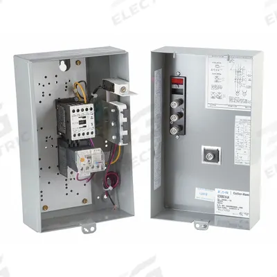 EATON Magnetic Motor Starter: Non-Reversing, 3 Poles, Electronic Protection, 9 A - Enclosed, Non-Reversing Starters with Electronic Overloads