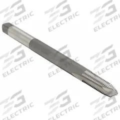 CLEVELAND Spiral Point Tap: 3/8"-24 UNF, H3 / 2B, 3 Flute, Plug Chamfer, High Speed Steel (MPN C59127)