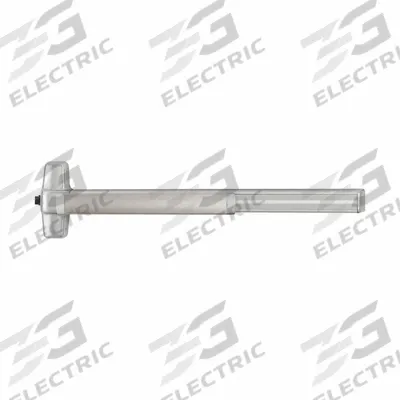 VON DUPRIN Exit Device: Chrome (MPN QEL99DT 3 26D) - Rim Push Bars