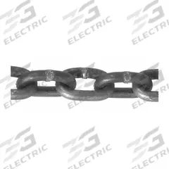 CAMPBELL Straight Chain: 1/4 in Chain Trade Size, 30 Chain Grade, Carbon Steel, Straight, Plain (MPN T0144020). Key specifications — Brand: CAMPBELL.