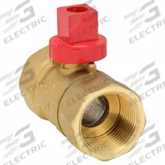 NIBCO Manual Two-Way Ball Valve: 3/4 in, Brass, Straight, FIP x FIP, 600 psi Max. Pressure (CWP) (MPN GB2A). Key specifications — Brand: NIBCO; Handle: Square.