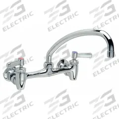 ZURN Low Arc Laundry Sink Faucet: Wall, Centerset, Brass, Chrome, 0.5 gpm Flow Rate, Arc (MPN Z843J1-XL-3F). Key specifications — Color/Finish: Chrome; Series: AquaSpec®.