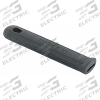 VOLLRATH Silicone Grip: Black, Silicone, 6 1/2 in Handle Lg (MPN 7109). Key specifications — Brand: VOLLRATH; NSF Certified: No; Product Type: Silicone Grip; Body Color: Black; Handle Material: Silicone.