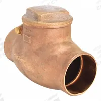 MILWAUKEE VALVE Swing Check Valve: Swing, Inline Valve Body, 3 in Pipe Size, Sweat x Sweat, Bronze (MPN 1509 3"). Key specifications — Brand: MILWAUKEE VALVE.