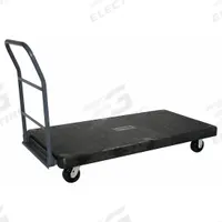 JAMCO Platform Truck: 2,500 lb, 65 in L x 31 in W x 40 in H Overall Dim., Gray, Plastic (MPN NF360P700GP). Key specifications — attr1345828: Gray; attr1345811: (2) Swivel; attr1345838: JAMCO.