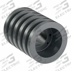 APPROVED VENDOR V-Belt Pulley: B38, 5 Groove, 4.15 in OD, Bushed Bore, SD, Quick Detachable (MPN 5B38SD). Key specifications — Pulley Industry Number: B38; Pitch Diameter: 3.4 in (4L, A); For Belt Section (broad, with similar types): 5L, B, or BX.