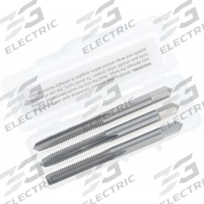 CHICAGO-LATROBE Tap Kit: M4x0.7 Metric, D4 / 6H, 4 Flute, High Speed Steel (MPN 174520) - Three-Piece Hand Tap Sets