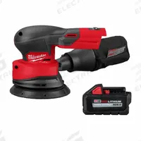 MILWAUKEE Random Orbital Sander Kit: M18™, Battery Included, 5 in Dia, Random Orbital, Hook and Loop (MPN 2837-20, 48-11-1865). Key specifications — attr658803: (1) Battery; attr658797: (1) 6.0 Ah; attr658828: Random Orbital Sander; attr658800: MILWAUKEE; attr868314: 18 V.