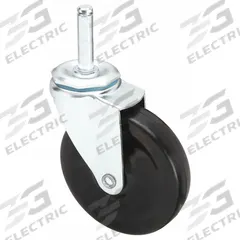 APPROVED VENDOR Stem Caster: Swivel, No Brake, 4 in Wheel Dia., 1 in Wheel Wd, Rubber, Rubber, Black (MPN 20TM16). Key specifications — attr1111099: APPROVED VENDOR; attr1111095: Black; attr1176855: Swivel.