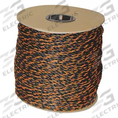 APPROVED VENDOR General Purpose Utility Rope: Twisted, 3/8 in Dia, 430 lb Working Load Limit, Black (MPN 340120-BOT-00600-R0330). Key specifications — Brand: APPROVED VENDOR; Rope Type: Dynamic.