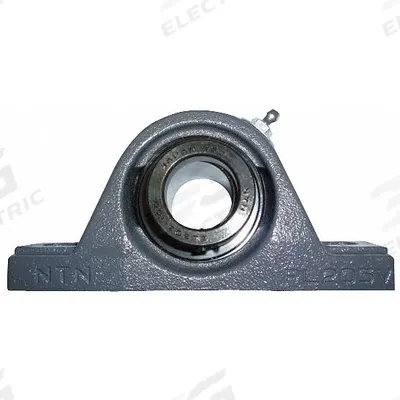 NTN Pillow Block Bearing: 3/4 in Bore, Cast Iron, Eccentric Collar, 1 19/64 in Shaft Ht - General Purpose Pillow Block Ball Bearings