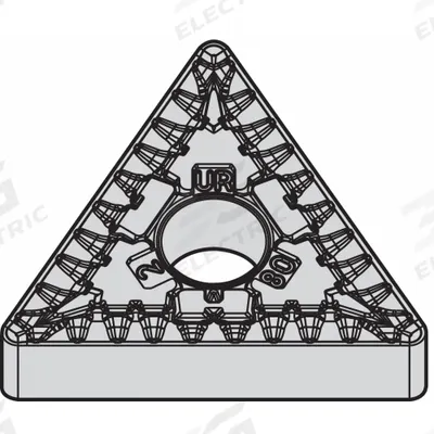 WIDIA Triangle Turning Insert: TNMG434UR - Triangle (T) Indexable Turning Inserts